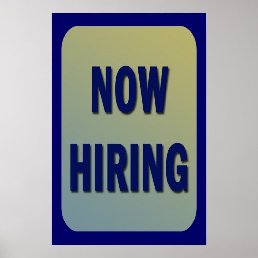 今採用ポスター ポスター (正面)