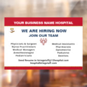 今採用救済希望の従業員のパーソナライズ ウィンドウサイン (シート2)