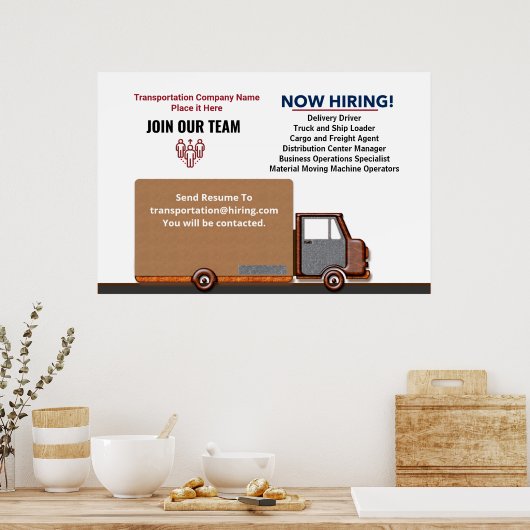 今救済は仕事をパーソナライズしたい ポスター (キッチン)