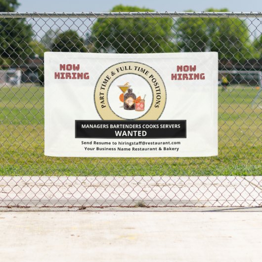 今救済雇用のパーソナライズ 横断幕 (インサイチュ)