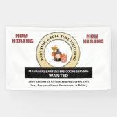 今救済雇用のパーソナライズ 横断幕 (横)