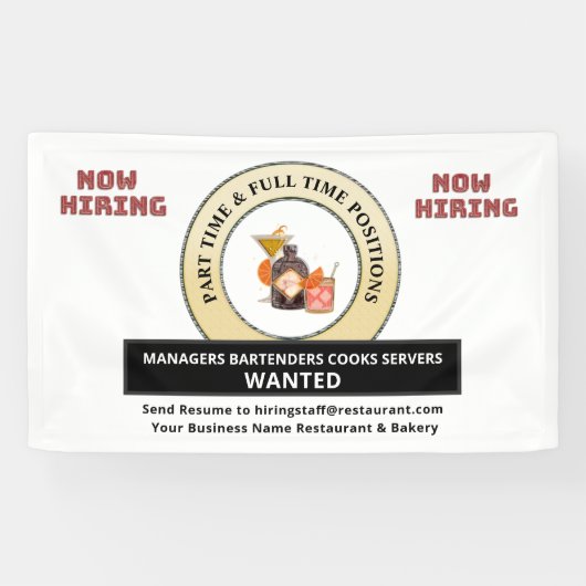 今救済雇用のパーソナライズ 横断幕 (横)