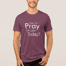 今日あなたのために祈るには christian mens tshirt トライブレンドTシャツ