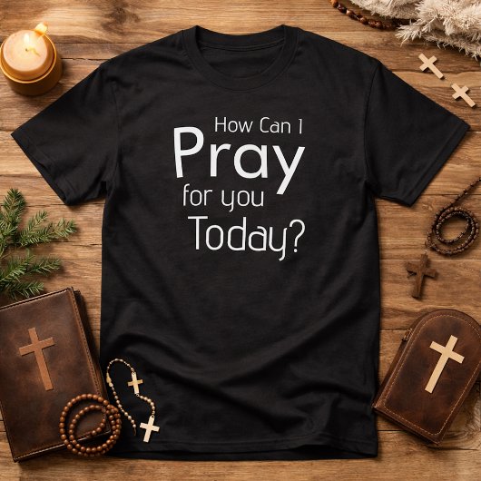 今日あなたのために祈るには christian mens tshirt tシャツ