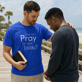 今日あなたのために祈るには christian mens tshirt tシャツ