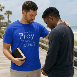 今日あなたのために祈るには christian mens tshirt tシャツ