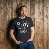 今日あなたのために祈るには christian mens tshirt tシャツ