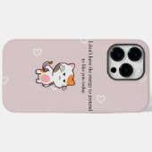 今日あなたを好きなふりをする気力がない Case-Mate iPhoneケース (裏面 (横))