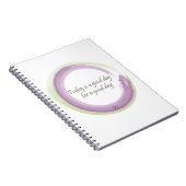 "今日ありますよい1日よい日は" ノートブック (右側)