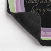 "今日ありますよい1日よい日は" マウスパッド (コーナー)