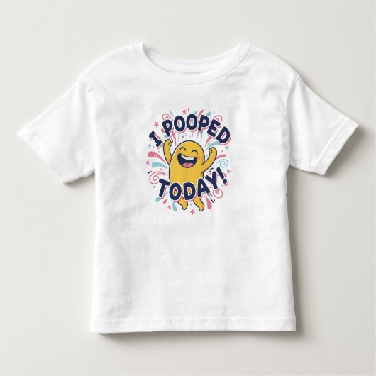 今日うんこした！ トドラーTシャツ (正面)