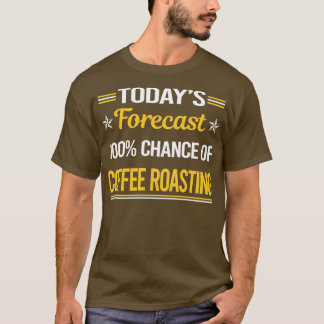 今日おもしろいの27s予測コーヒー焙煎 tシャツ