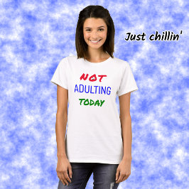 今日おもしろいは不和文字 Tシャツ