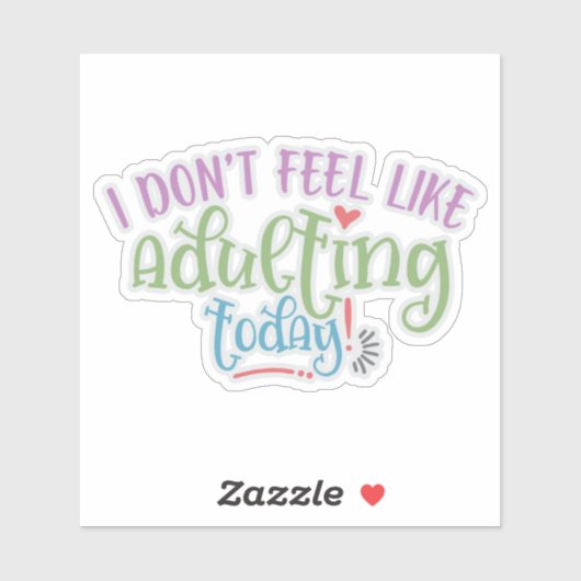 今日おもしろいは大人感じ嫌な子 シール (シート)