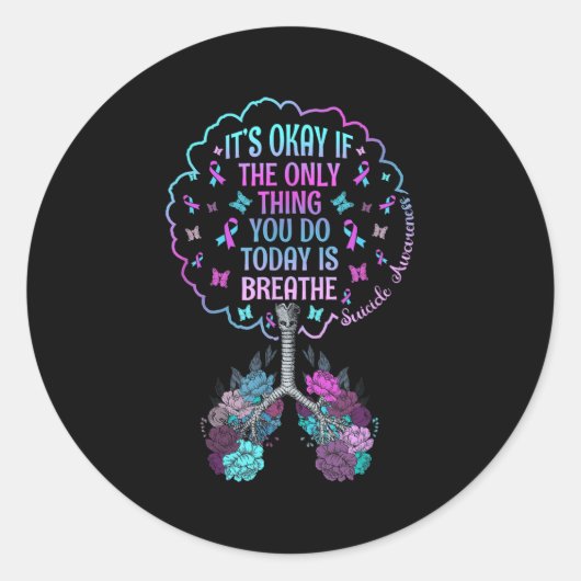 今日お前が自殺するだけでいいんだP ラウンドシール (正面)