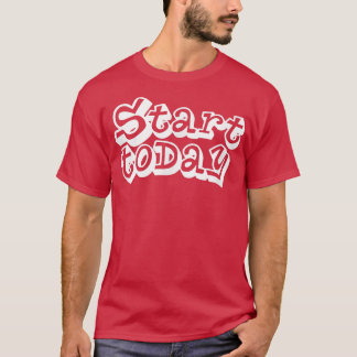 今日からスタートC222ジムTシャツトレーニングフィットネスMotiv Tシャツ