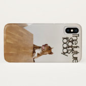 「今日から未来がスタート – かわいい犬のデザイン Case-Mate iPhoneケース (裏面(横))