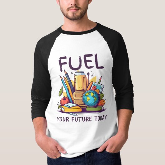 今日から未来を動かせ Tシャツ (正面)