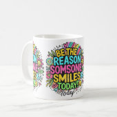今日がスマイルだ コーヒーマグカップ (正面左)