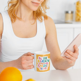今日がスマイル コーヒーマグカップ