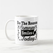 今日がスマイル コーヒーマグカップ (左)