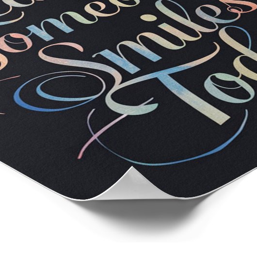 今日がスマイル ポスター (角)