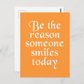 今日がスマイル ポストカード (正面/裏面)