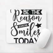 今日がスマイル マウスパッド (マウス)