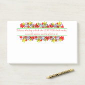 今日が主の成した日だ ポストイット (デスク)