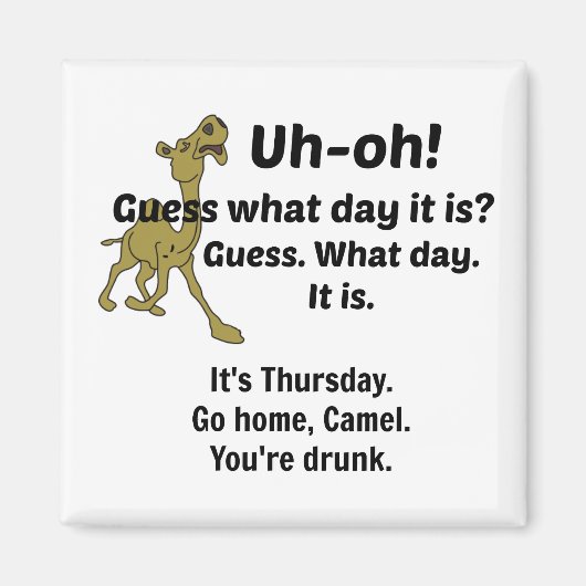 今日が何日か当ててみる マグネット (正面)