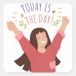 今日が日だ スクエアシール