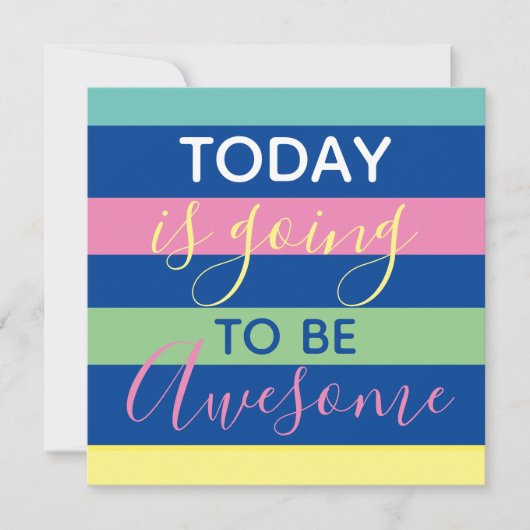 今日が来る素晴らし (正面)