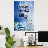 今日が私の人生の最初の日 ポスター (ホームオフィス)