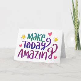 今日が素晴らしい母の日に カード