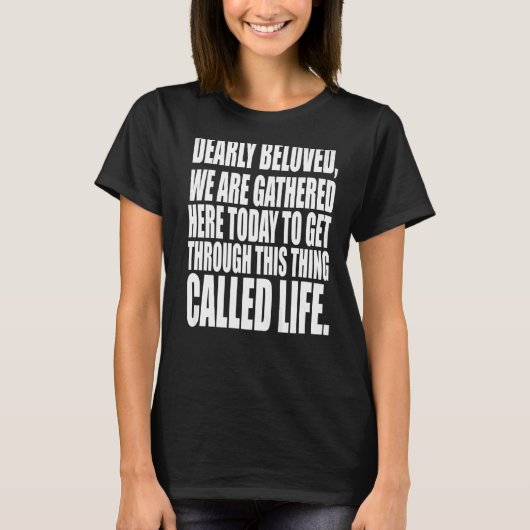 今日ここに集まる愛しい人たち Tシャツ (正面)