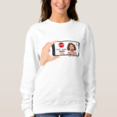 今日じゃないカレン!汗シャツ スウェットシャツ (正面)