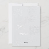 今日じゃない！不機嫌おもしろいな猫グリーティングカード シーズンカード (裏面)