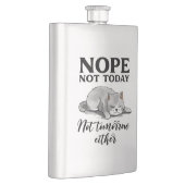 今日じゃなくて明日じゃなくて – Sleepy Cat フラスク (右)