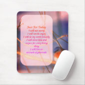 今日だけのブルーバード感動的 マウスパッド (マウス)