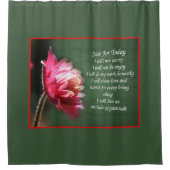 今日だけの感動的フローラ シャワーカーテン (正面)