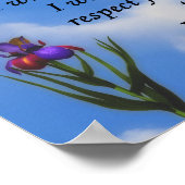 今日だけ蝶の花感動的 ポスター (角)