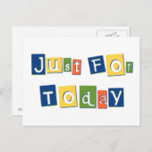 今日だけ ポストカード (正面/裏面)