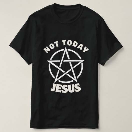 今日ではないイエスはTシャツを繕う Tシャツ (デザイン正面)