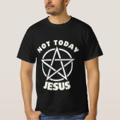 今日ではないイエスはTシャツを繕う Tシャツ (正面)