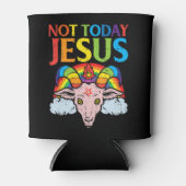 今日ではないイエスサタン山羊サタン虹サタニス 缶クーラー (正面)