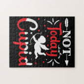 今日ではないカピッおもしろいドのバレンタインデー ジグソーパズル (横)