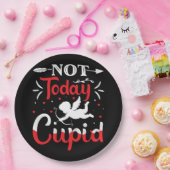 今日ではないカピッおもしろいドのバレンタインデー ペーパープレート (パーティー)