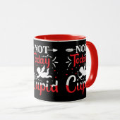 今日ではないカピッおもしろいドのバレンタインデー マグカップ (正面右)