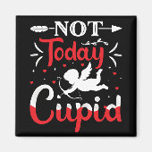 今日ではないカピッおもしろいドのバレンタインデー マグネット (正面)