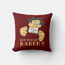 "今日ではないカレン"男おもしろい怒人 クッション